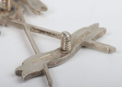 Hallmarked Silver Indian Army Hodson&rsquo;s Horse Badge - 4