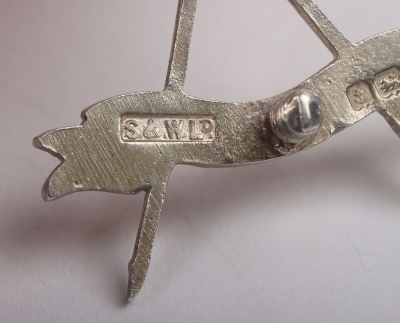 Hallmarked Silver Indian Army Hodson&rsquo;s Horse Badge - 5