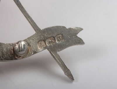 Hallmarked Silver Indian Army Hodson&rsquo;s Horse Badge - 6