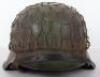 Luftwaffe Field Division Camouflaged Steel Combat Helmet - 9