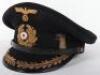 Kriegsmarine Ranking Officers Peaked Cap with Tradition Badge - 4