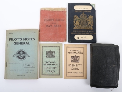 WW2 RAF Czech Spitfire Pilots Grouping, 313 Squadron, Logbook, Uniform, Photographs and Ephemera. - 18