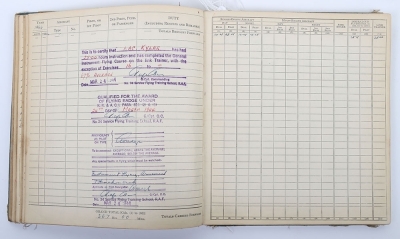 WW2 RAF Czech Spitfire Pilots Grouping, 313 Squadron, Logbook, Uniform, Photographs and Ephemera. - 23