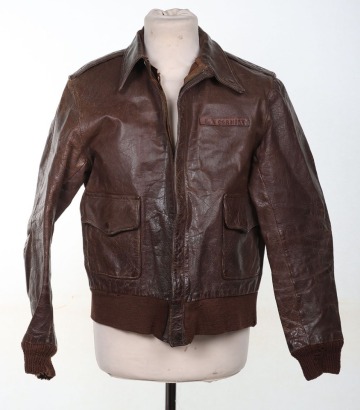 WW2 USAAF A2 Leather Flying Jacket.