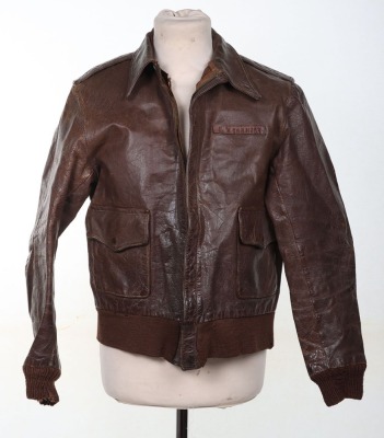 WW2 USAAF A2 Leather Flying Jacket.