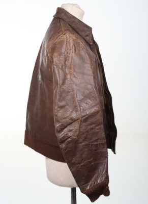 WW2 USAAF A2 Leather Flying Jacket. - 2