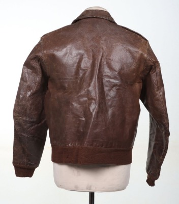 WW2 USAAF A2 Leather Flying Jacket. - 3