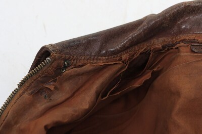 WW2 USAAF A2 Leather Flying Jacket. - 10