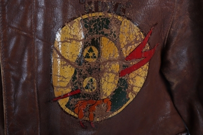 WW2 USAAF Painted A2 Flying Jacket, 15th Air Force, 450th BG, 720th Bomb Squadron - 3