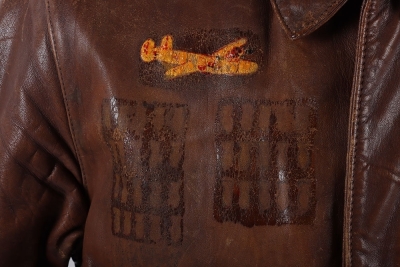 WW2 USAAF Painted A2 Flying Jacket, 15th Air Force, 450th BG, 720th Bomb Squadron - 5