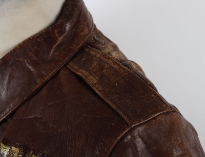WW2 USAAF Painted A2 Flying Jacket, 15th Air Force, 450th BG, 720th Bomb Squadron - 9