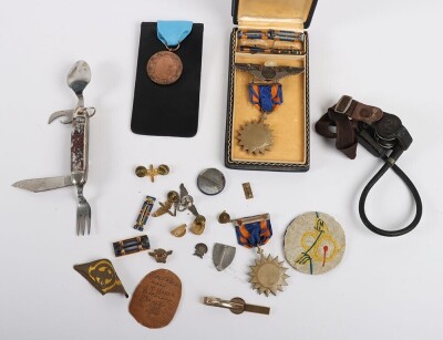 WW2 USAAF, 8th Air Force, A2 Flying Jacket, Medals and Insignia Grouping, 490th Bomb Group. - 3