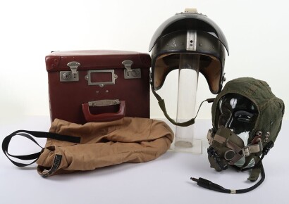 RAF MK.1a Flying Helmet, G Type Helmet & H Type Oxygen Mask, Within Carry Case.