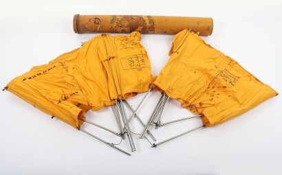 WW2 RAF Gibson Girl Radio Aerial Launching Kite.