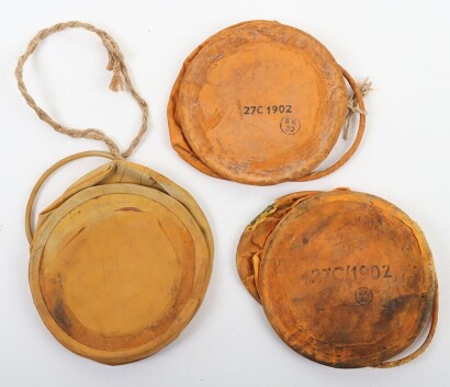 WW2 RAF K Type Dinghy Baler Cups, Three examples