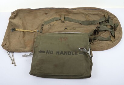 USAAF Survival Parachute Harness Back Bad & C-2a Raft Pack.