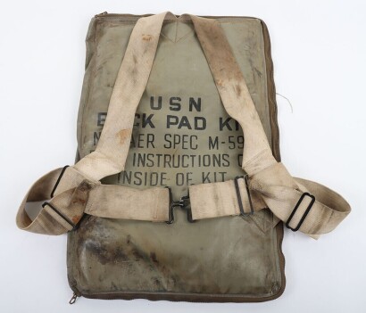 WW2 US Navy M-592 Survival Back Pad Kit.