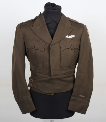 WW2 USAAF Officers Class 'A' Tunic, Tailored into 'Ike' Jacket/Blouse