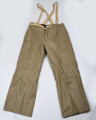 WW2 Canadian Rubberised Trousers, 1943 Dated.