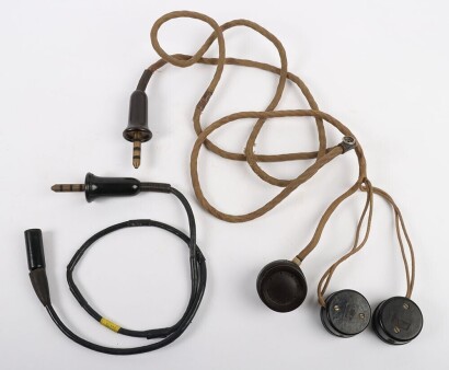 WW2 RAF Wiring Loom, Receivers & 48 Microphone.