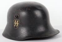 Early SS Transitional Pattern Steel Helmet