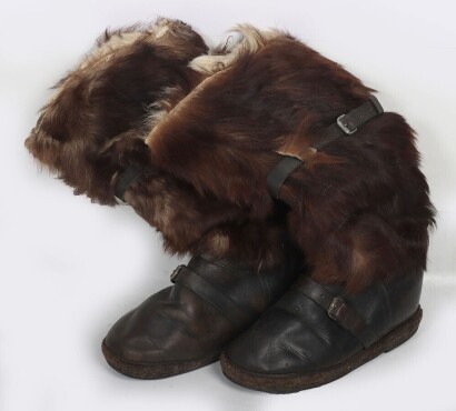WW2 Russian Soviet Air Force Winter Flying Boots.