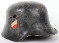 German Army Officers Double Decal Parade Helmet