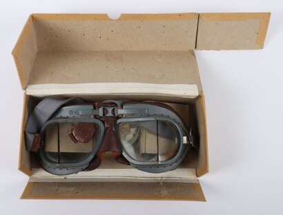 WW2 RAF Mk.VIII Flying Goggles, Unissued in Box.