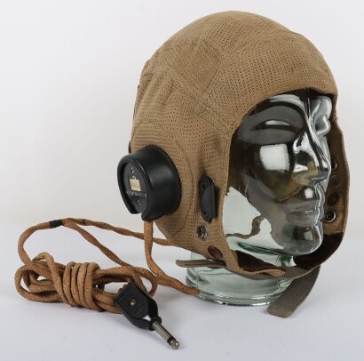 WW2 RAF E Type Flying Helmet, 2nd Pattern.