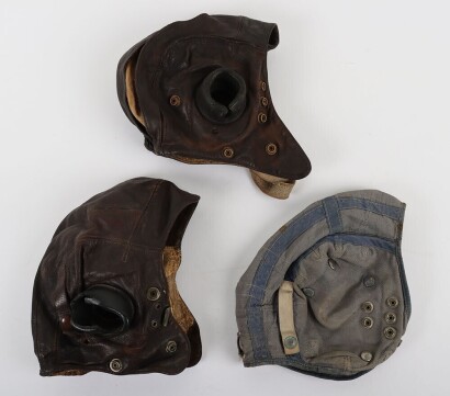 WW2 Royal Air Force C-Type Flying Helmet of Flight Sergeant C Boult,