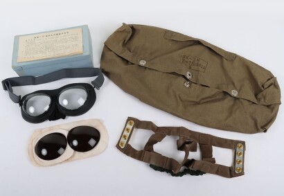 Pair of Chinese Naval Fighter Pilots Flying Goggles