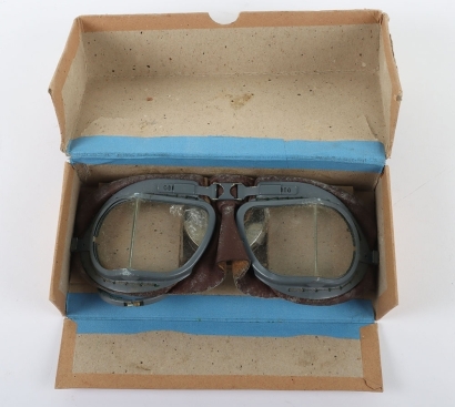 Royal Air Force Mk VIII Flying Goggles in Box of Issue