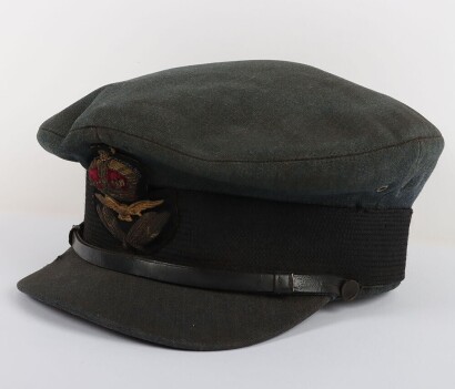 WW2 RAF Officer Peaked Cap.