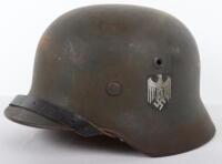 German Army Double Decal Steel Combat Helmet