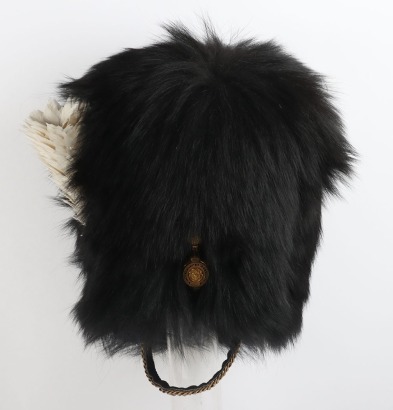 Post 1902 City of London Battalion Royal Fusiliers Officers Fur Cap,
