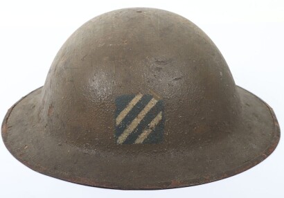 WW1 American M-17, 3rd Infantry Division Combat Helmet.
