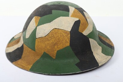 WW1 American M-17 Camouflaged Steel Helmet,