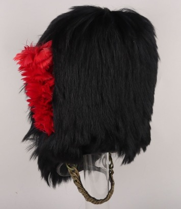 Coldstream Guards Officers Bearskin Busby of 2nd Lieutenant C A Blackwell, Killed in Action 1st June 1940,