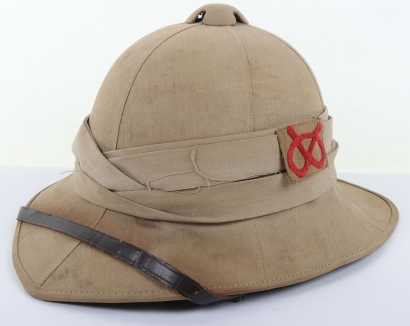 WW2 South Staffordshire Regiment Other Ranks Foreign Service Helmet