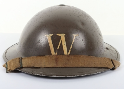 WW2 British Mk.II Wardens Steel Helmet.