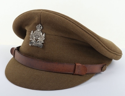 WW2 British Army Officers, Intelligence Corps Peaked Cap.
