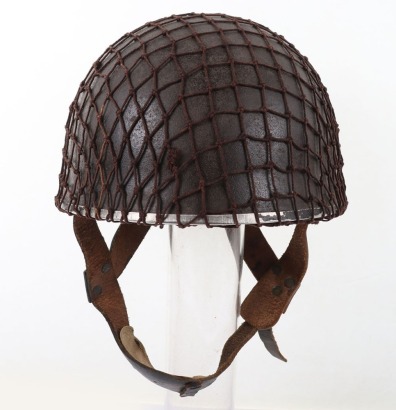 WW2 British Airborne Paratrooper Mk.II Steel Combat Helmet, 1943.