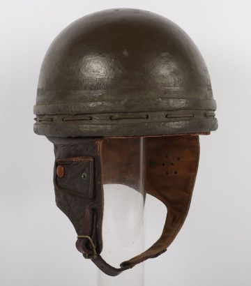WW2 British Despatch Riders Helmet, 1st Pattern 'Pulp' Type.