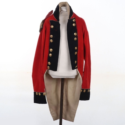 Rare Georgian Second Surrey Local Militia Officers Coatee