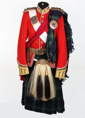 Gordon Highlanders Officers Full Dress Uniform.