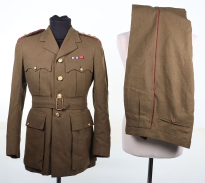 WW2 Czech Officers in Exile, Service Dress Uniform.