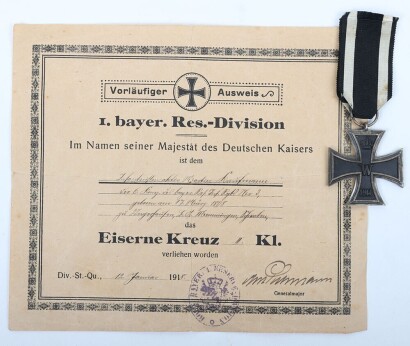 1914 Iron Cross 2nd Class