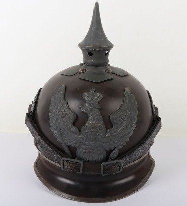 WW1 Prussian 1915 Jager Zu Pferde Enlisted Ranks Pickelhaube / Helmet