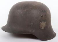 German Army Single Decal Steel Combat Helmet