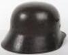 German Army Austrian M-17 Transitional Steel Helmet - 3